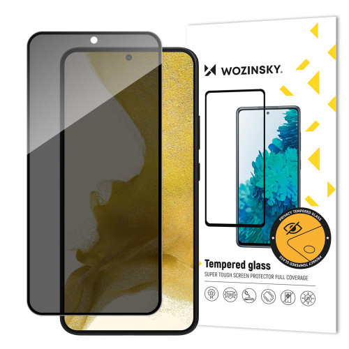 Wozinsky Privacy Glass Samsung Galaxy S23 tempered glass with Anti Spy privacy filter