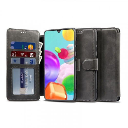 Θήκη TECH-PROTECT Wallet για Samsung Galaxy A21s μαύρου χρώματος