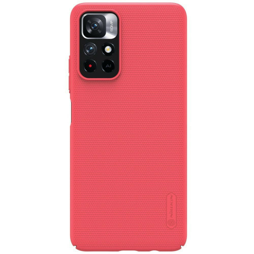 Nillkin Super Frosted Back Cover for Xiaomi Redmi Note 11T 5G/ Poco M4 Pro 5G Red