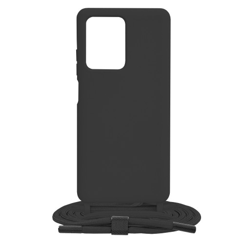 Techsuit - Crossbody Lanyard - Xiaomi Redmi Note 12 Pro / Poco X5 PRO Black