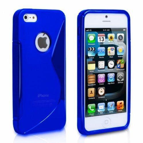 Θήκη TPU S-Line για iPhone 5/ 5s / SE μπλε χρώματος