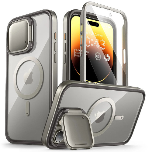 i-Blason - Shield MagSafe - iPhone 15 Pro Max - Titan Gray
