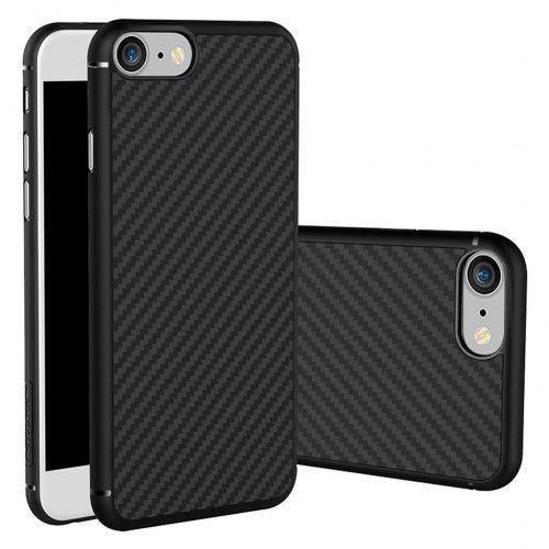 Θήκη Nillkin Synthetic Fiber Protective Hard Carbon iPhone 7 μαύρου χρώματος
