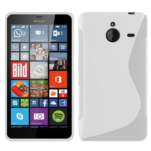 Θήκη TPU S-Line για Microsoft Lumia 640XL λευκού χρώματος