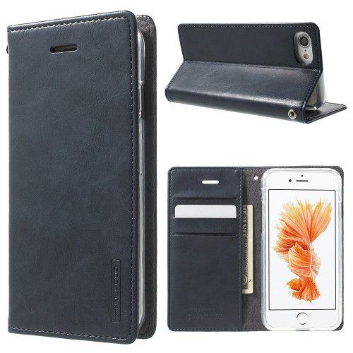 Θήκη Mercury Blue Moon Leather Wallet για iPhone 7 μαύρου χρώματος