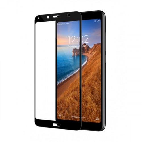 Tempered Glass Πλήρους Κάλυψης 9H 5D Full face Full glue για Xiaomi Redmi 7A black