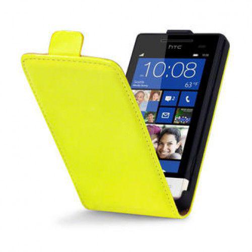 Θήκη Flip για HTC Windows 8S Neon Yellow