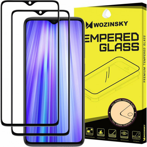 Wozinsky Full Glue Full Face Tempered Glass Black Xiaomi Redmi Note 8 Pro (2 TEMAXIA )