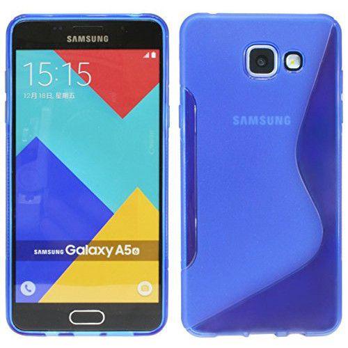 Θήκη TPU S-Line για Samsung Galaxy A5 2016 A510 μπλε χρώματος