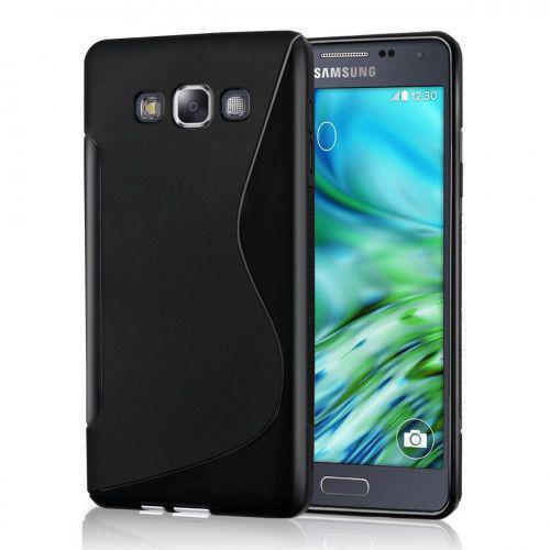 Θήκη TPU S-Line για Samsung Galaxy A7 A700 μαύρου χρώματος