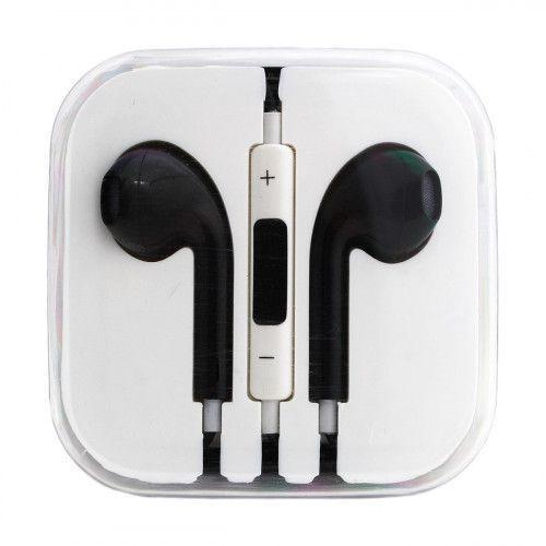 Handsfree Stereo συμβατά με iPhone 3G/3Gs/4G/5G/5S/6/6s BOX black