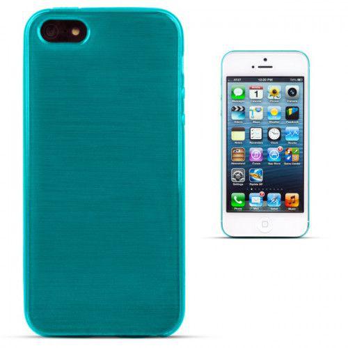 Θήκη Jelly Brush TPU για iPhone 5/ 5s /SE μπλε χρώματος