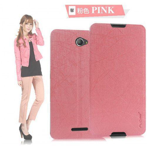Θήκη Pudini Book για Sony Xperia E4 pink