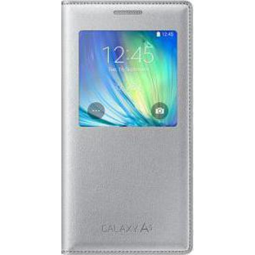 Samsung Original  Flip Case S-View EF-CA500BS for Galaxy A5 silver