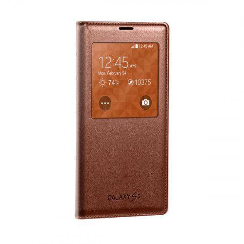 Samsung S View Cover EF-CG900BF Rose Gold for Samsung Galaxy S5