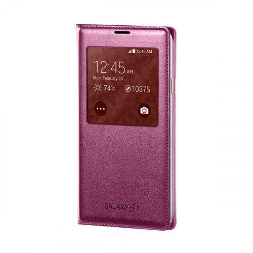 Samsung S View Cover EF-CG900BP Gold Pink for Samsung Galaxy S5