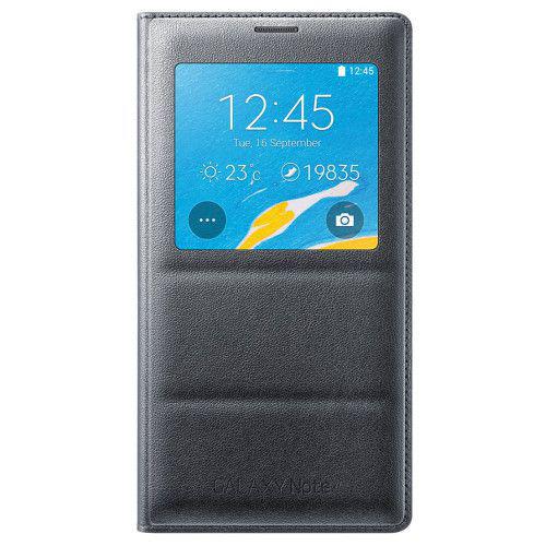 Samsung S View Cover EF-CN910BCE για Galaxy Note 4 Dark Grey