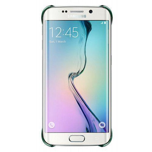 Samsung Clear Cover EF-QG925BGE για Galaxy S6 edge green