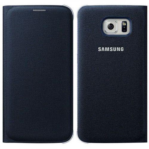 Samsung EF-WG920BBE Flip Wallet Fabric Galaxy S6 black