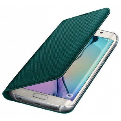 Samsung EF-WG925BGE Flip Wallet PU Galaxy S6 Edge Green
