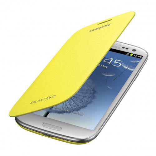 Samsung Flip Cover  EFC-1G6FYECSTD for Galaxy S3 i9300 Yellow