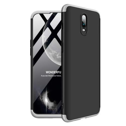 Θήκη OEM 360 Protection front and back full body για OnePlus 6T black silver
