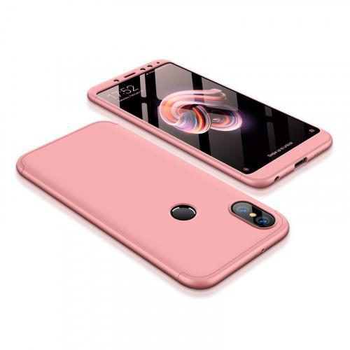 Θήκη OEM 360 Protection front and back full body για Xiaomi Redmi Note 5 pink