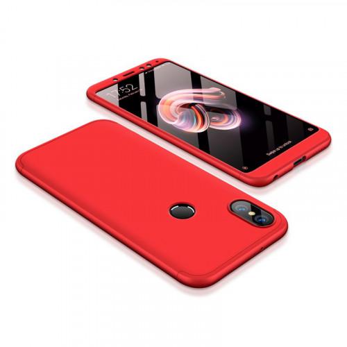 Θήκη OEM 360 Protection front and back full body για Xiaomi Redmi Note 5 Red