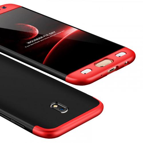Θήκη OEM 360 Protection front and back full body για Samsung Galaxy J5 2017 J530 black red