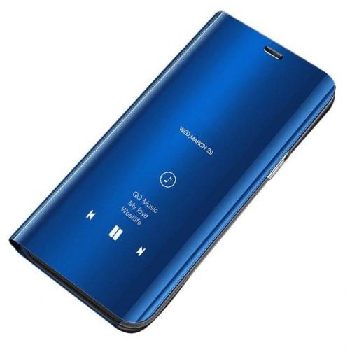 Θήκη OEM Clear View Standing Cover για Samsung Galaxy J7 2017 J730 blue
