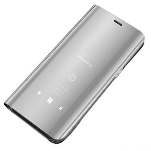 Θήκη OEM Clear View Standing Cover για Xiaomi Redmi Note 5 silver