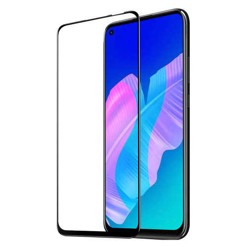Dux Ducis 9D Tempered Glass Tough Screen Protector Full Coveraged with Frame for Huawei P40 Lite E black (case friendly)