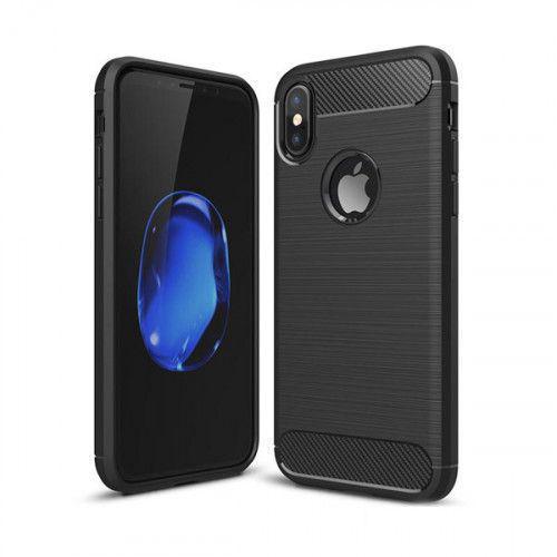 Θήκη iPaky Slim Carbon flexible cover TPU for iPhone X black
