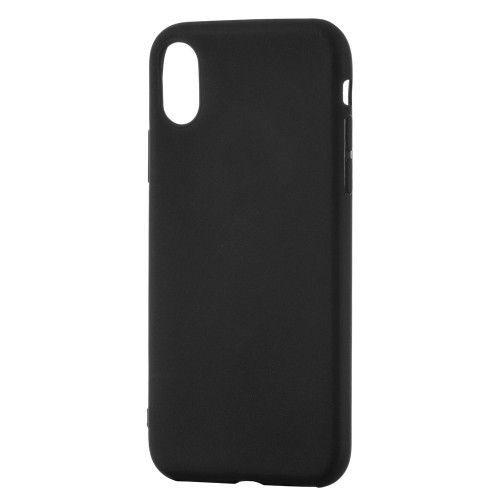 Θήκη OEM Soft Matt Gel TPU Cover για iPhone X μαύρου χρώματος