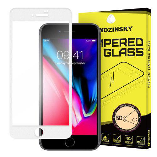 Tempered Glass PRO+ 5D Super Tough Screen Protector Πλήρους Κάλυψης με πλαίσιο για iPhone 8 Plus white