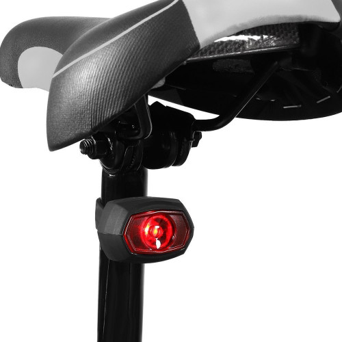 Wozinsky οπίσθιο φωτιστικό ποδηλάτου micro USB charged black (WRBLB1)
