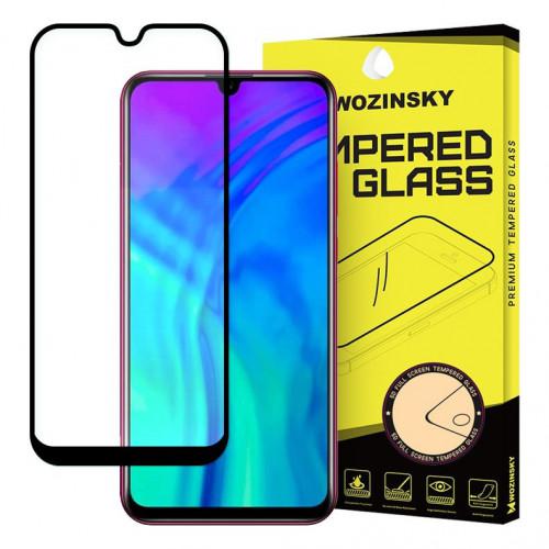 Wozinsky Tempered Glass Full Glue Super Tough Full Coveraged with Frame Case Friendly for Honor 20 Lite black