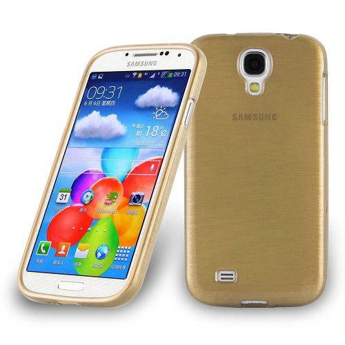 Θήκη Jelly Brush TPU για Samsung Galaxy S4 i9500 χρυσού χρώματος