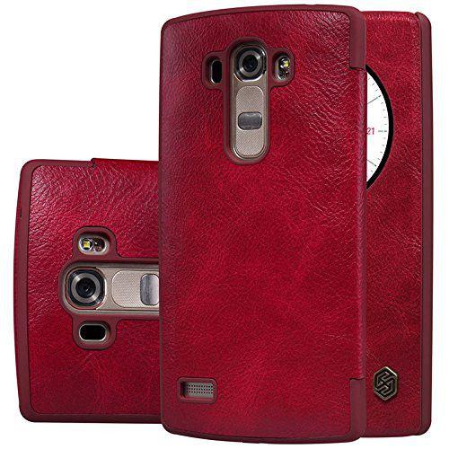 Θήκη Nillkin Qin S-View για LG G4s δερμάτινη κόκκινου χρώματος