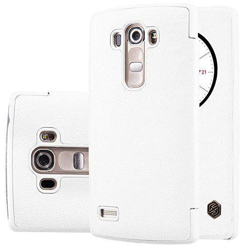 Θήκη Nillkin Qin S-View για LG G4s δερμάτινη λευκού χρώματος