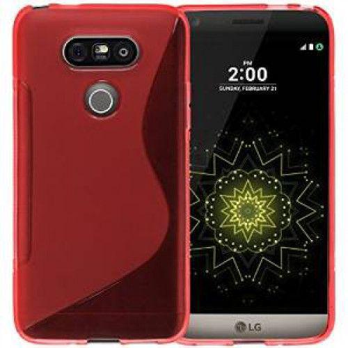 Θήκη TPU S-Line για LG G5 κόκκινου χρώματος