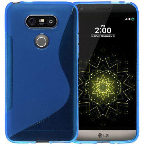 Θήκη TPU S-Line για LG G5 μπλε χρώματος