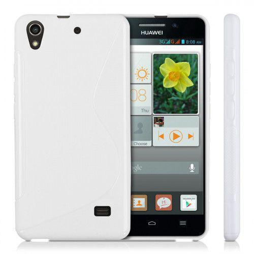 Θήκη TPU S-Line για Huawei G620s λευκού χρώματος