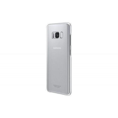 Samsung Clear Cover EF-QG950CSE Galaxy S8 ημιδιάφανου ασημί χρώματος