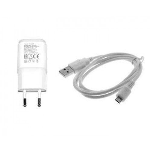 LG Original USB Φορτιστής MCS-04ER 1,8A + καλώδιο microusb EAD62329704 White (Bulk)