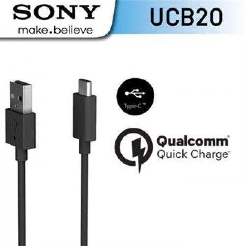 Sony UCB-20 Type-C Data Cable black-ταχεία φόρτιση (Bulk)