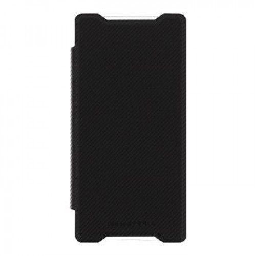 Sony Xperia Z5 Slimline Standing Book Cover Case - black-Officially Licensed (SMA5160B)
