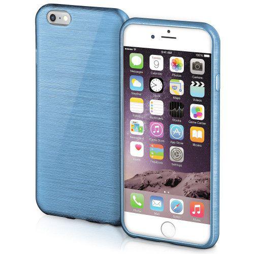 Θήκη Jelly Brush TPU για iPhone 6 / 6s Plus μπλε χρώματος