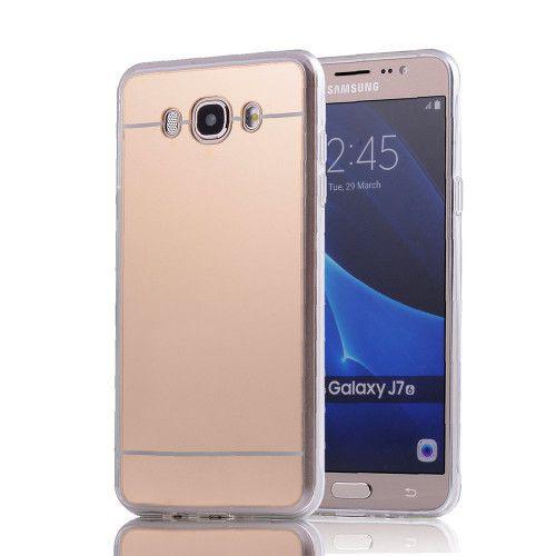 Θήκη Jelly Mirror για Samsung Galaxy J7 2016 J710 χρυσού χρώματος