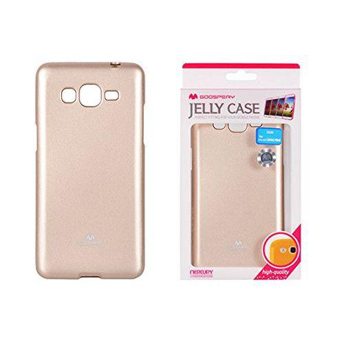 Θήκη Mercury Jelly Case για Galaxy Crand Prime G530 gold